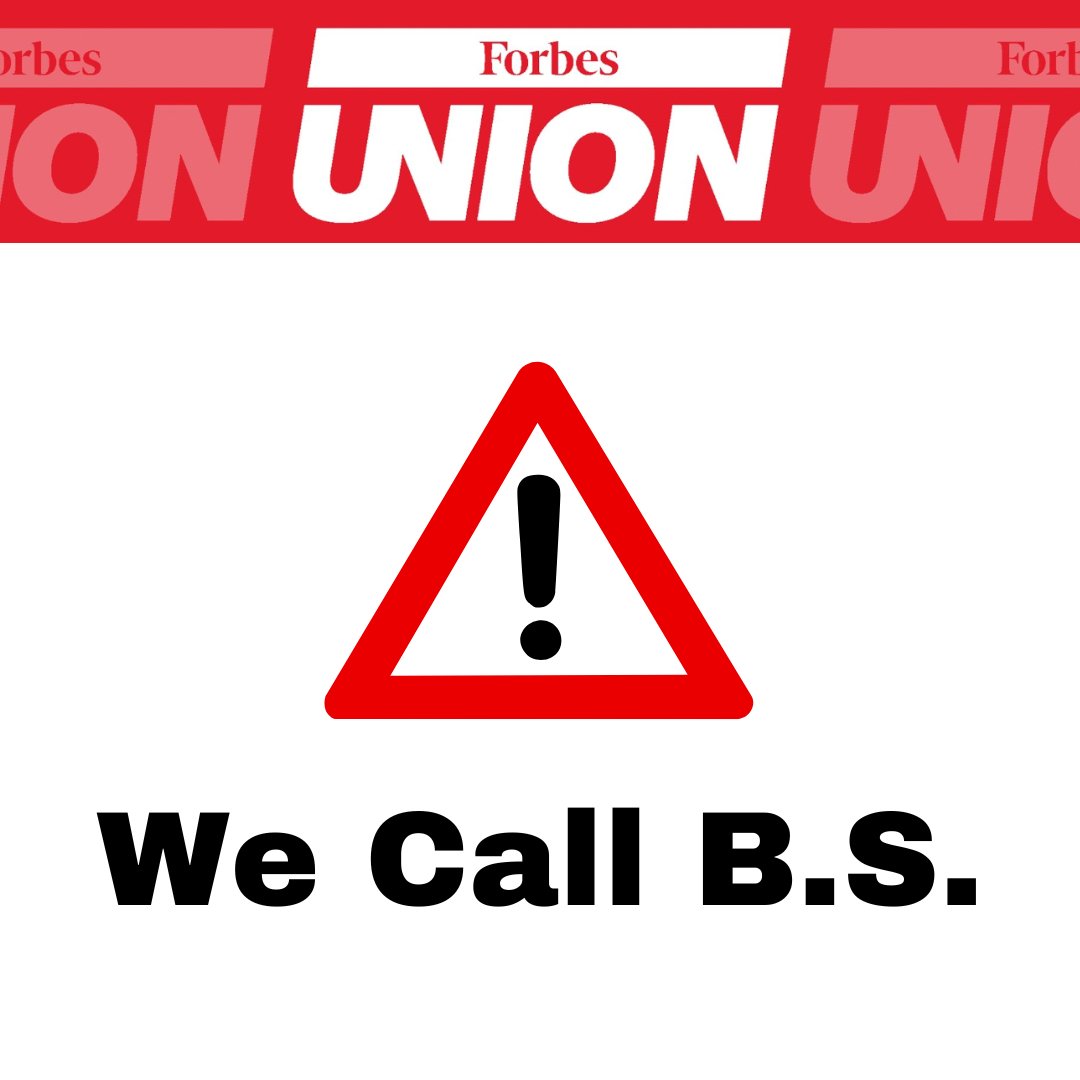 forbesunion's tweet image. WE CALL B.S.: We are hearing of members being told we are standing in the way of raises. Completely false! @Forbes mgt, which continues to drag out bargaining, can offer raises now. We will keep fighting. Glad we cleared that up, @RandallLane