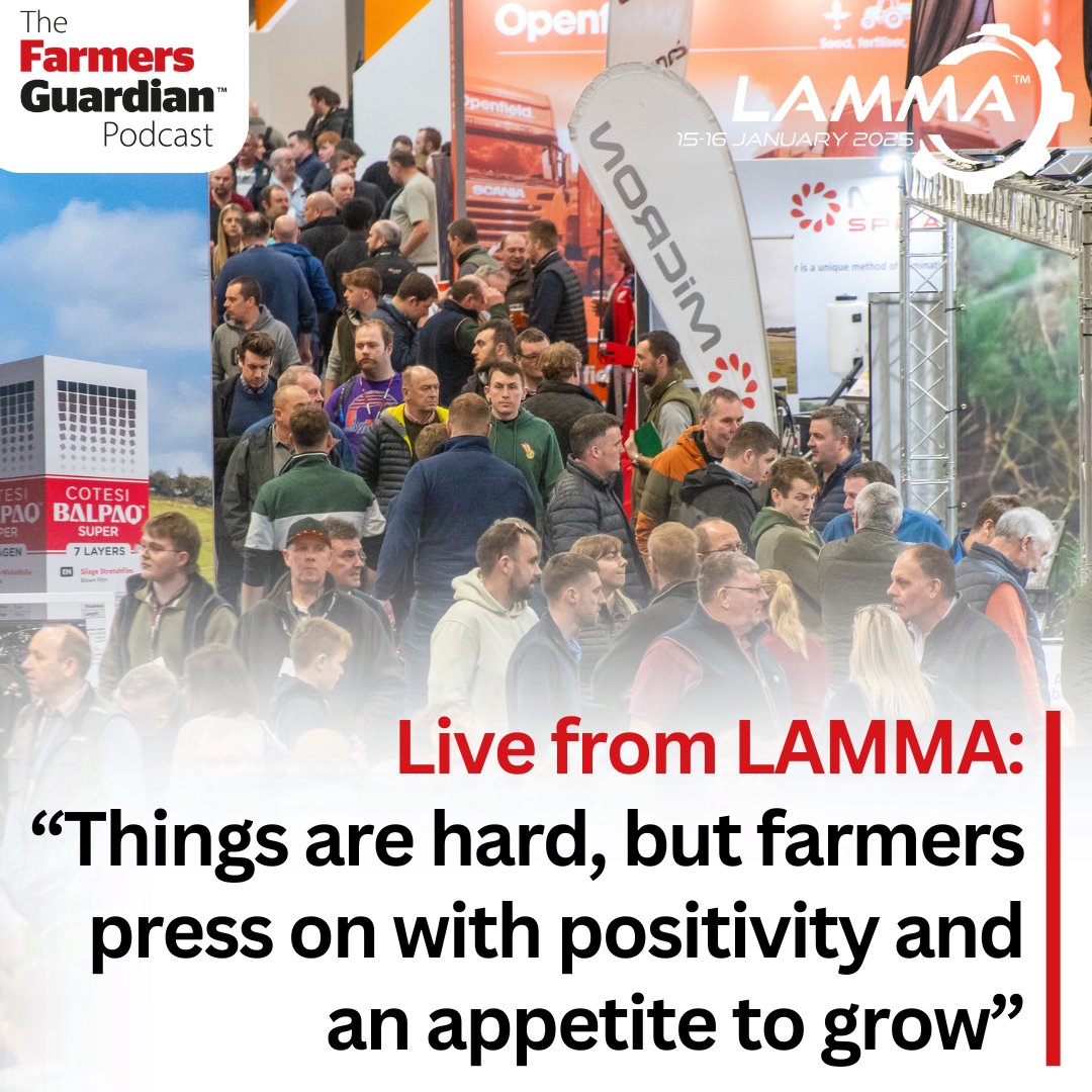 FarmersGuardian's tweet photo. An industry 'stronger together' 💪 #LAMMAshow

Hear from manufacturers and influencers at this year's #LAMMA show about the current feeling in the sector and which of the latest tech and machinery to buy to get the best for your buck. 🚜👌

LISTEN NOW 🎧 https://t.co/jzXJ6VycUK https://t.co/S5YrAtIk0F