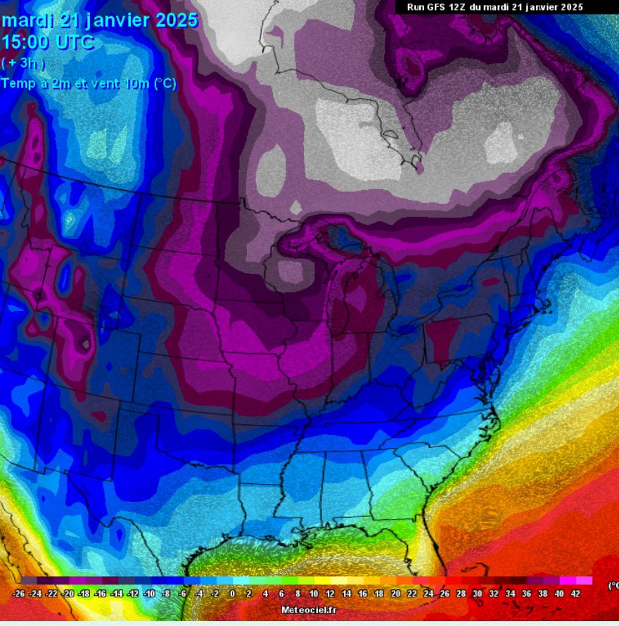 Ein kleiner Blick in die USA: zum ersten Mal seit Beginn der Aufzeichnungen wurde für die Küste des Golfs von Mexiko eine Schneesturmwarnung herausgegeben!

Der arktische Kaltlufteinbruch in den USA sorgt derzeit für starken Schneefall in Houston (Texas) und New Orleans