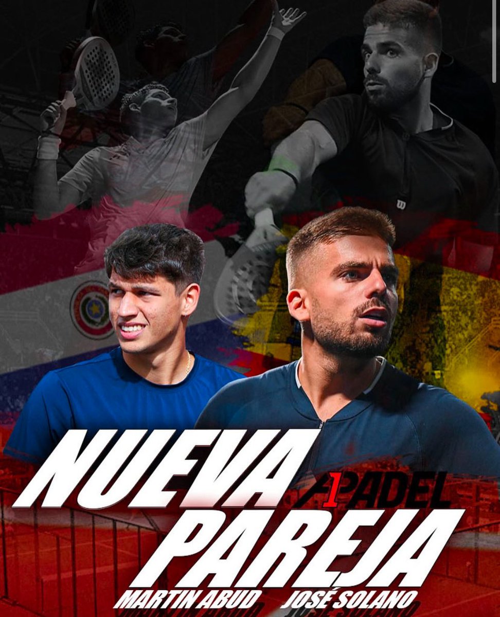 Jose Solano, situado en la posición 62 del ranking FIP, acaba de anunciar  que jugará en 2025 con Martín Abud en A1 Padel. A los mandos estará Zeus  Sánchez. He hecho las