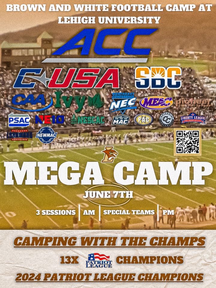 We’re Back! Who’s willing to Show up and Compete!
brownandwhitefootballcamp.com