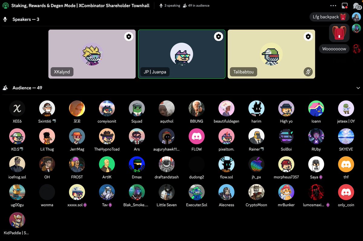 Another successful town hall for @xcombinator_ai ✅

Challenges come and go, but with a strong community, success is inevitable. $X
