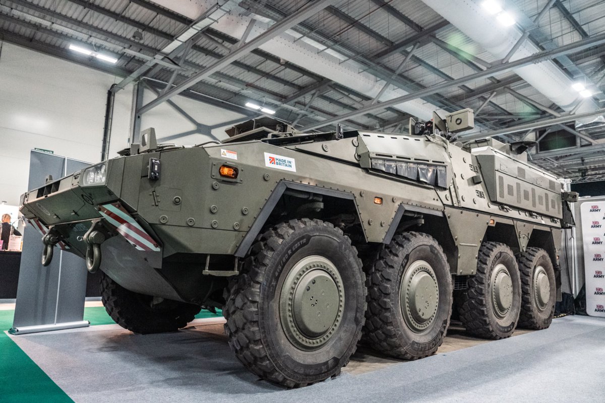 Defence Equipment & Support (@defencees) on Twitter photo Unveiled: First fully British-made Boxer. 🇬🇧
Working with industry, we’ll deliver 623 of these state-of-the-art armoured vehicles to the <a href="/BritishArmy/">British Army 🇬🇧</a>, strengthening our defence capabilities while boosting British manufacturing.
🏭 Supporting over 1,400 UK jobs.
#IAVC2025 Unveiled: First fully British-made Boxer. 🇬🇧
Working with industry, we’ll deliver 623 of these state-of-the-art armoured vehicles to the <a href="/BritishArmy/">British Army 🇬🇧</a>, strengthening our defence capabilities while boosting British manufacturing.
🏭 Supporting over 1,400 UK jobs.
#IAVC2025