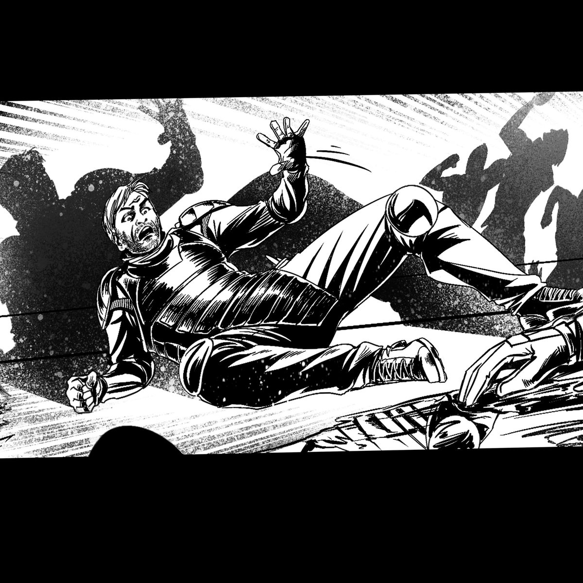 DevilsReignProj's tweet image. Taking the time to admire @DavidAbrevaya inks! #ink #indie #comic