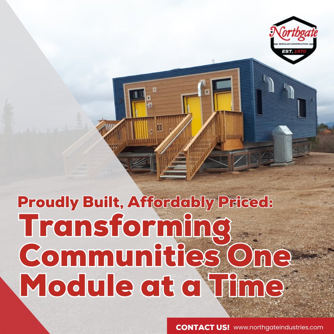 Northgate_Ltd's tweet image. 🏠 Built with pride, priced for all! Northgate’s modular housing solutions are transforming communities with quality, affordability, and care. 🌟 

#AffordableLiving #CommunityFirst #ModularInnovation #BuildingHope #NorthgateIndustries