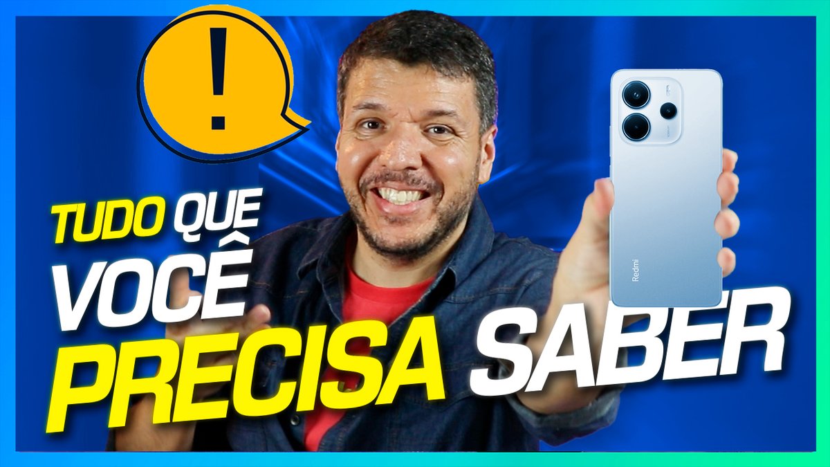 Estou com o novo Redmi Note 14 da Xiaomi que chegou no Brasil esta semana. Bora conferir como ele está!
youtube.com/watch?v=SPHeUM…