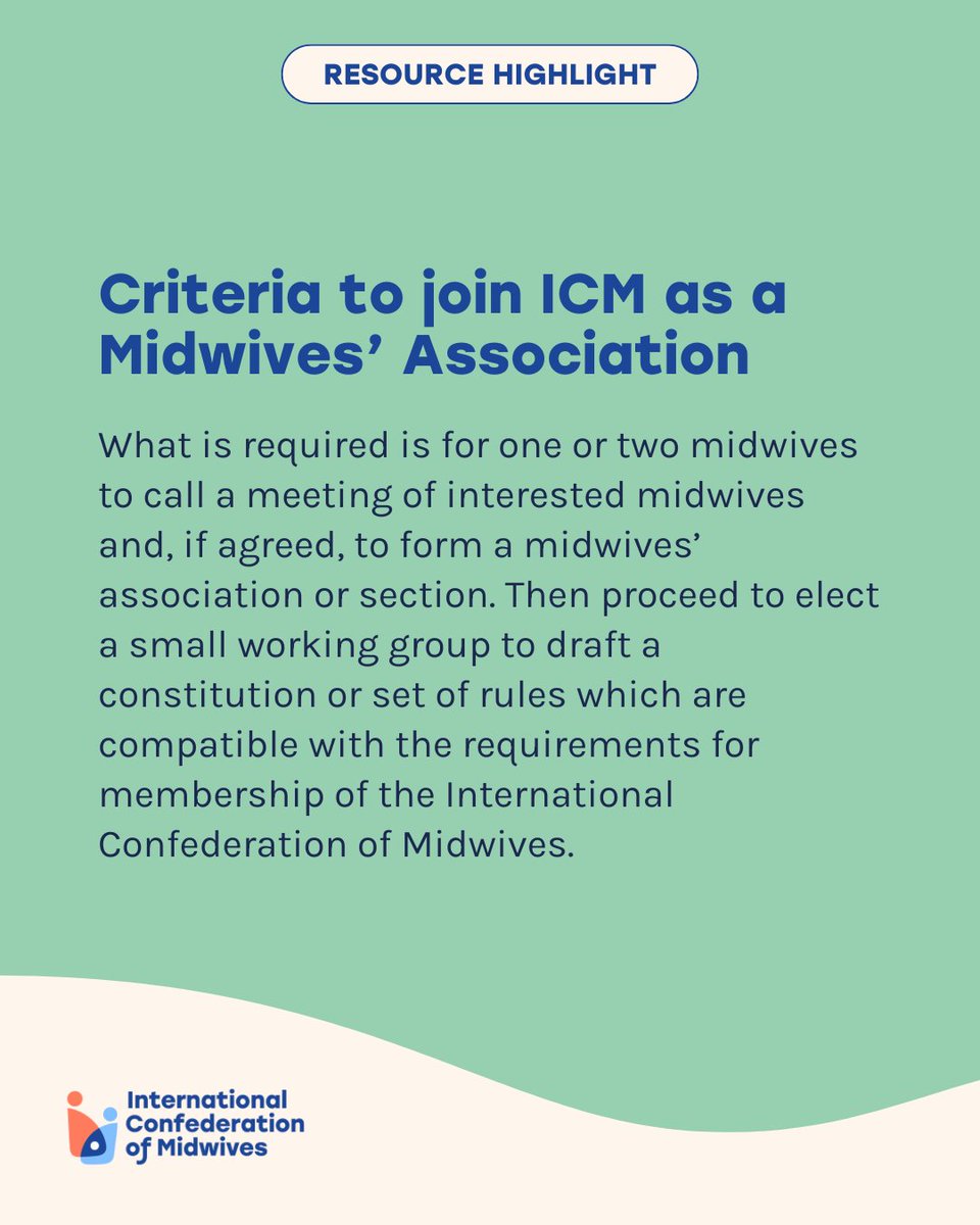 world_midwives's tweet image. Interested in starting a midwives&apos; association? 🤔 This #ResourceTuesday, check out our step-by-step guidelines to build a collective voice for midwives and improve care worldwide.  

🌍 Download now: zurl.co/wq56F