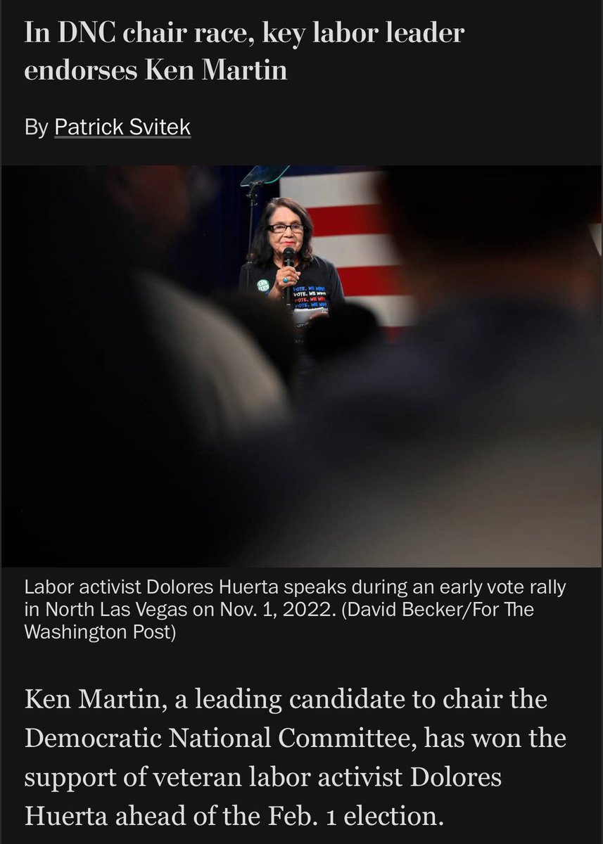 kenmartin73's tweet photo. ⁨For years, I've looked up to @DoloresHuerta as an inspiration for what we can accomplish when we fight for the values we believe in. It means the world to have her support.⁩ https://t.co/tP2ObDcYB2 https://t.co/gLuY15NUJs