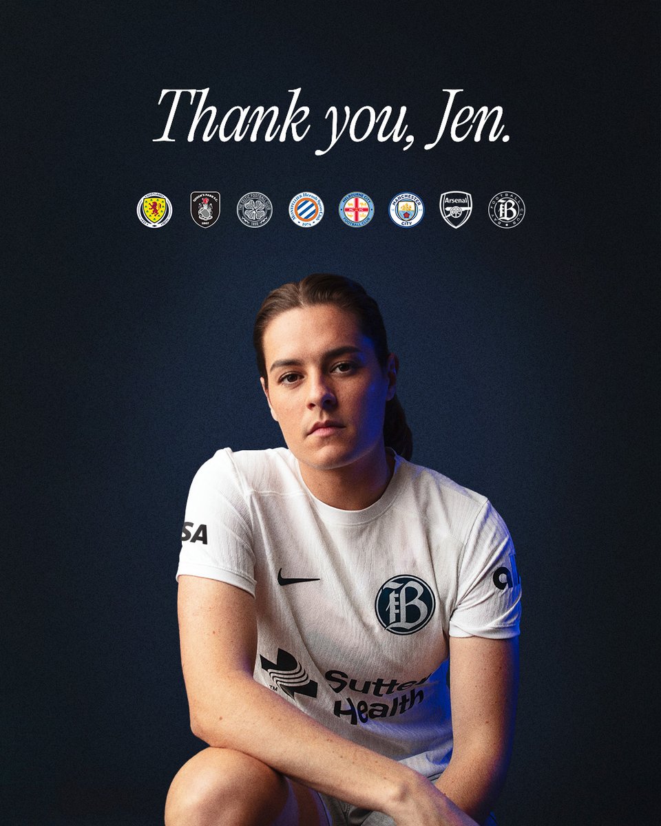 wearebayfc's tweet photo. Super Jen, forever. 🫶
#BayFC Defender Jen Beattie has announced her retirement from professional football. We wish you the best in your next chapter! Thank you, Jen, for everything!
Read the full announcement here: https://t.co/LzAF6mnLiS
#BLegendary https://t.co/2OISMddOo0