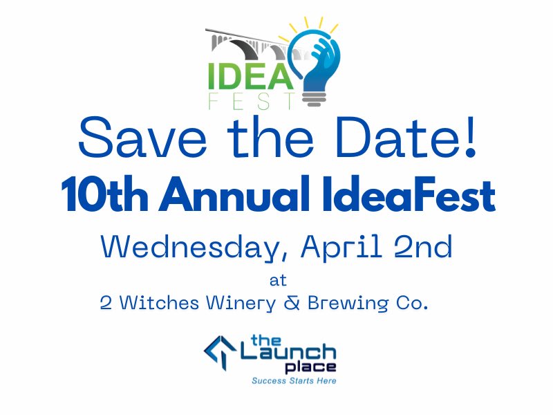 Mark your calendar for the 10th Annual IdeaFest on Wednesday, April 2nd, at 2 Witches Winery and Brewery in Danville, Virginia. Stay tuned for more information on how to apply and register for the 10th Annual IdeaFest! 
#ideafest #pitchcompetition #startup