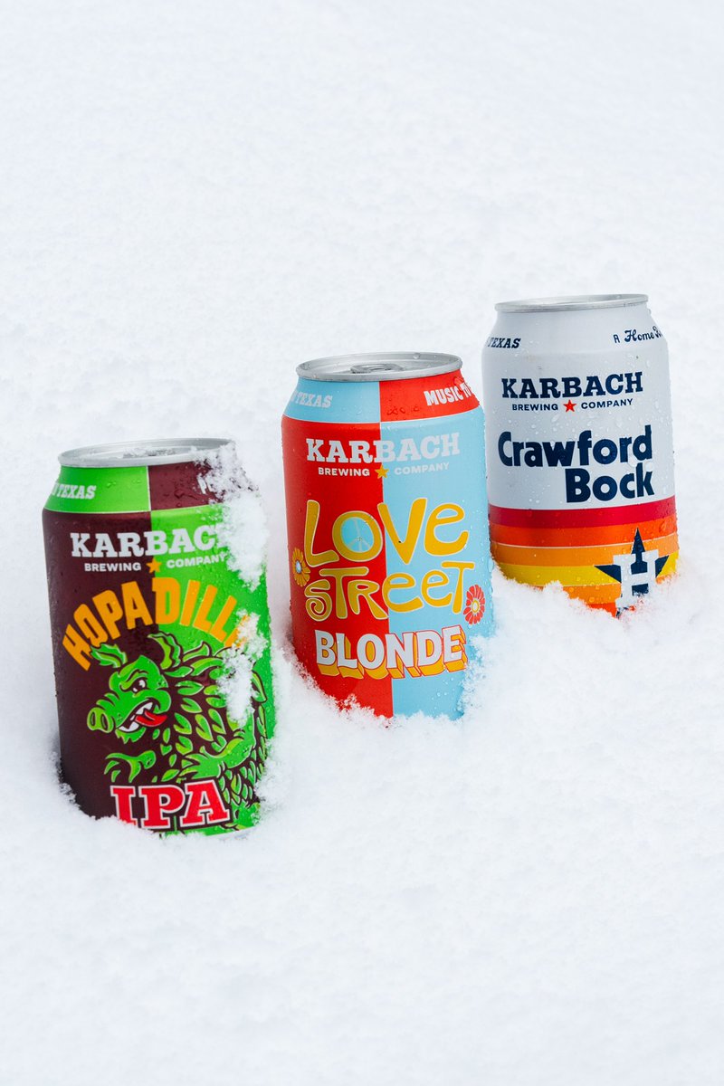 Who needs ice when there’s snow! Show us yalls Karbach &amp; snow photos!