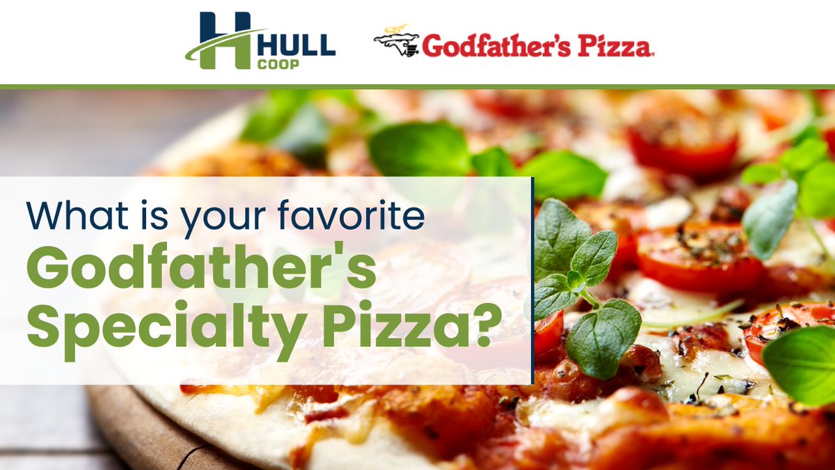 Have you tried one of the specialty Godfather's pizzas yet? If so, what is your favorite? 🍕