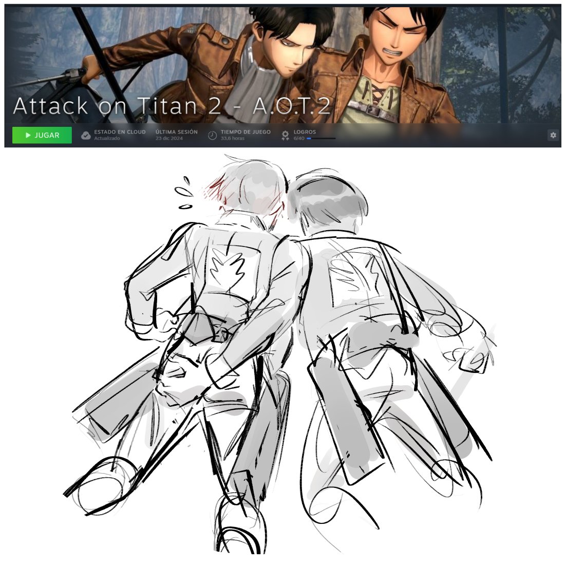 #リヴァエレ  #エレリ 
I might clean this up one day