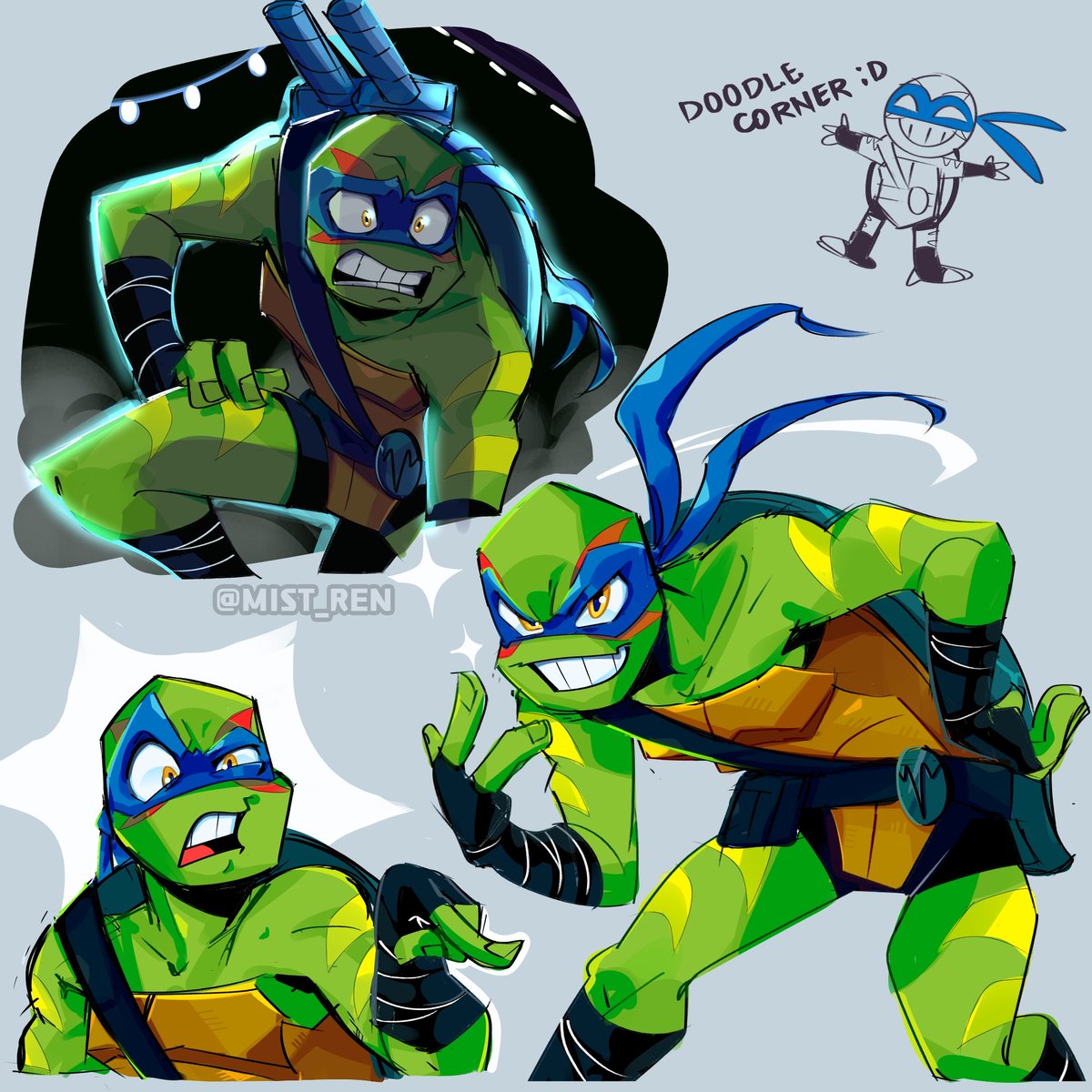 Me when I draw on a bigger canvas jshjd,, my hands are tired-

[#rottmnt #rottmntleonardo #TMNT]