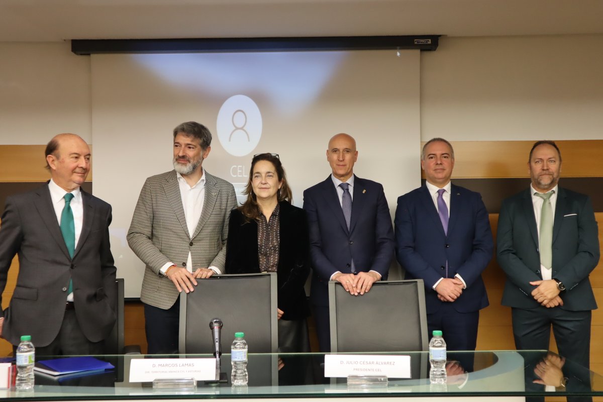 cel_leon's tweet photo. 📊También hoy presentamos las conclusiones de la Encuesta Empresarial Círculo, con la participación de Miguel Iraburu; @JADIEZLEON, alcalde de León; Julio Álvarez, presidente CEL; Marcos Lamas @SomosABANCA, @NatichuA @CyDLeonesa y @LucioFuertes @Leasba 
ℹ️https://t.co/lbAD8Wf7Hb https://t.co/vmwHVUyL7d