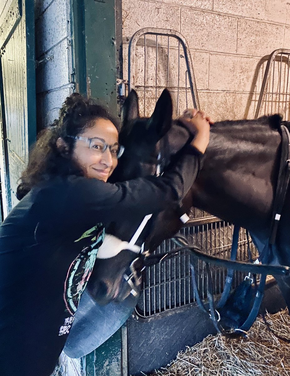 ~Sometimes a hug is worth more than a thousand words.~🏇🇨🇦🖤🤍🤗 #NationalHuggingDay #TuesdayThoughts #Thoroughbreds #HorseRacing #OntarioRacing #BahamianSquall #HorseHugs #PerksOfTheJob