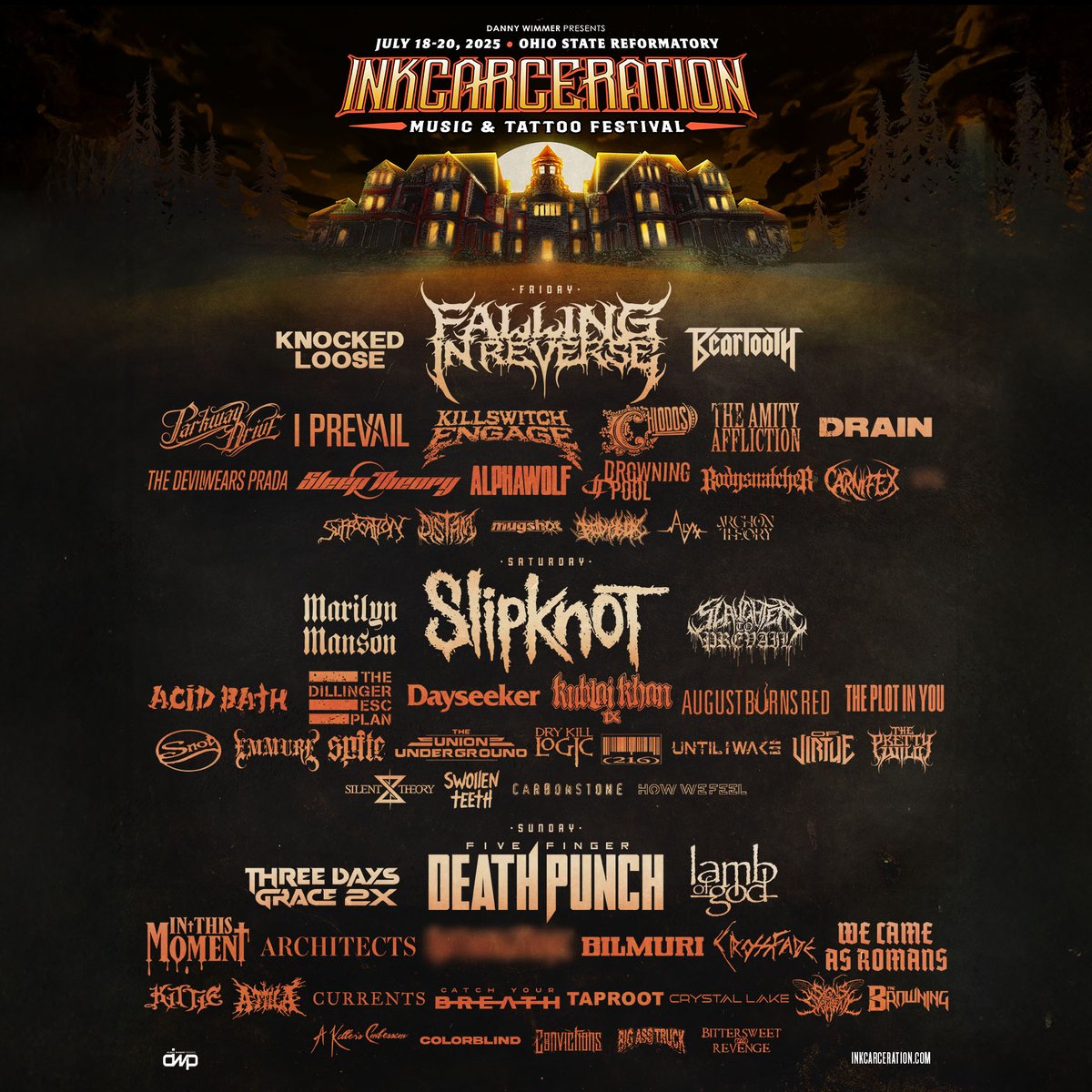 Five Finger Death Punch (@ffdp) on Twitter photo 🔥 Ohio! We are heading to <a href="/InkcarFestival/">Inkcarceration Festival</a> 2025! 🔥
📅 July 20th 2025
🎟️ Tickets and camping passes on sale now : bit.ly/ink25fivefinge…
🌎 inkcarceration.com
#fivefingerdeathpunch #inkcarceration2025 🔥 Ohio! We are heading to <a href="/InkcarFestival/">Inkcarceration Festival</a> 2025! 🔥
📅 July 20th 2025
🎟️ Tickets and camping passes on sale now : bit.ly/ink25fivefinge…
🌎 inkcarceration.com
#fivefingerdeathpunch #inkcarceration2025