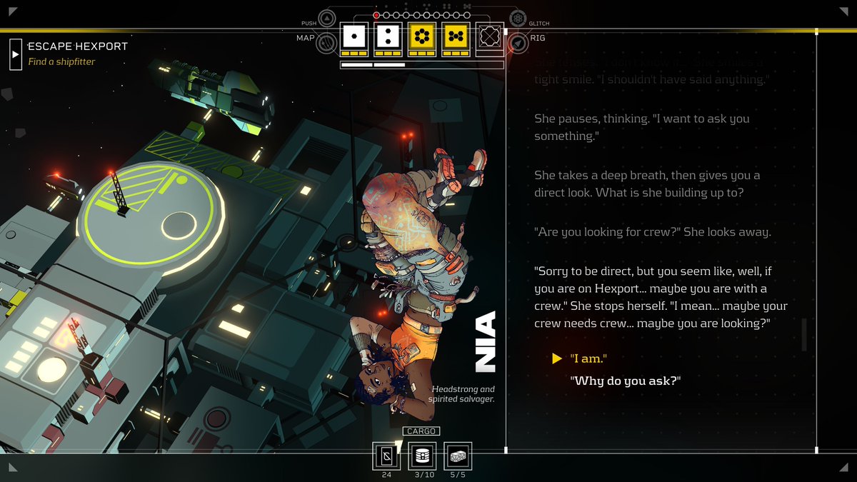 FellowTravellr's tweet photo. .@Auburn_X from @GameRant shared some wonderful thoughts about Citizen Sleeper 2: Starward Vector:

"For fans of tabletop games, good sci-fi writing, and risk-reward decision-making, Citizen Sleeper 2 is a must-play indie game for 2025."

Don't miss this must-play release!!

📝 Read the full preview: https://t.co/1oPHwe2K66
💫 Wishlist Citizen Sleeper 2 before it launches January 31st: https://t.co/c3VAZ6y1w2