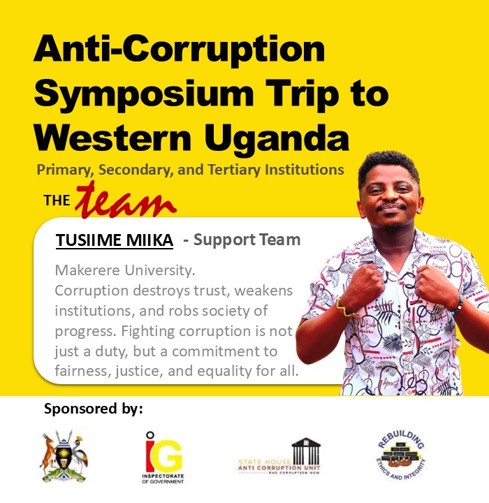 tusiimemiika's tweet photo. #NOROOMFORCORRUPTION
Western Uganda, we're coming.
We must end Corruption for better public services.
@Infinityradioug | @IGGUganda @GovUganda | @AntiGraft_SH | @edthnaka | @IGGBetiKamya | @ShieldInvest | @MwijukyeIvan @StateHouseUg https://t.co/GMkrOrdRaS