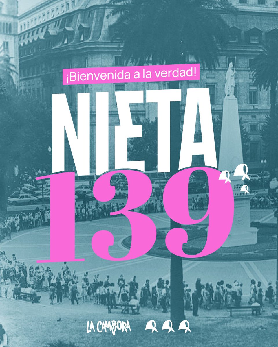 la_campora's tweet photo. ¡Bienvenida, nieta 139! 🤍 https://t.co/AG1bmTUDtB