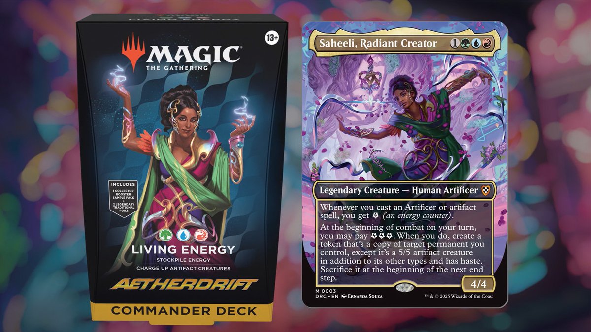 mtg aetherdrift commander precons Amazon.com: Magic The Gathering Aetherdrift Commander Deck Bundle