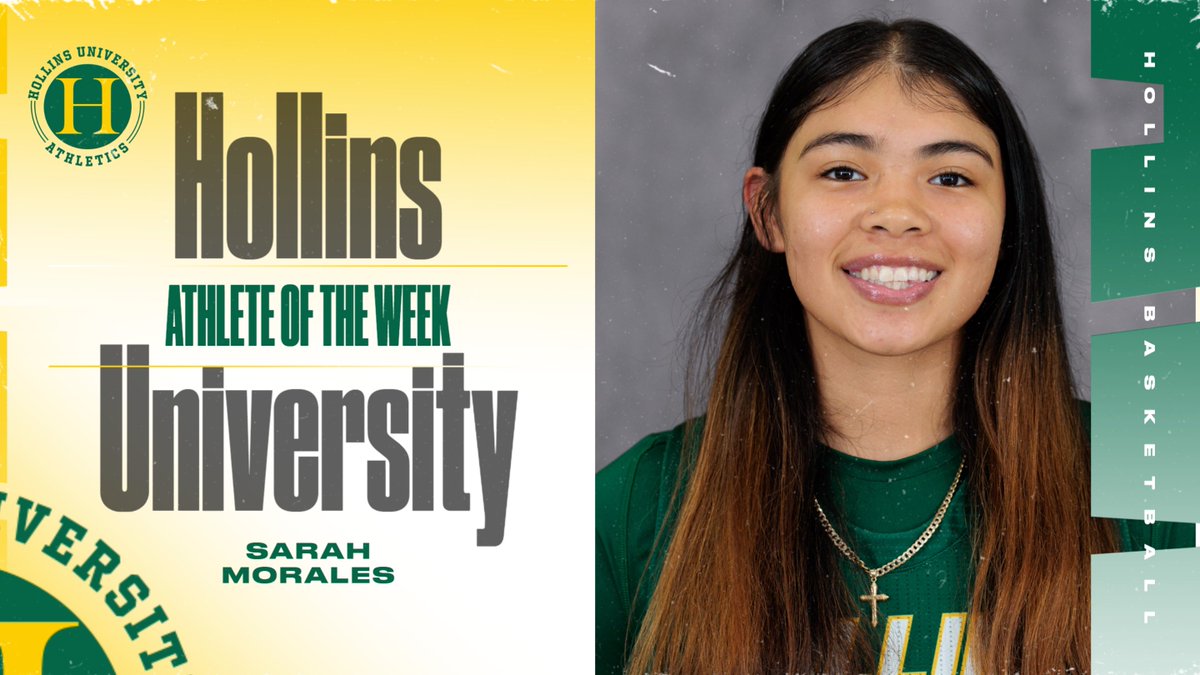 Congratulations to <a href="/hollinshoops/">Hollins Women’s Basketball</a> Sarah Morales on being named the <a href="/hollinssports/">Hollins Athletics</a> Student-Athlete of the Week.
#MyHollins