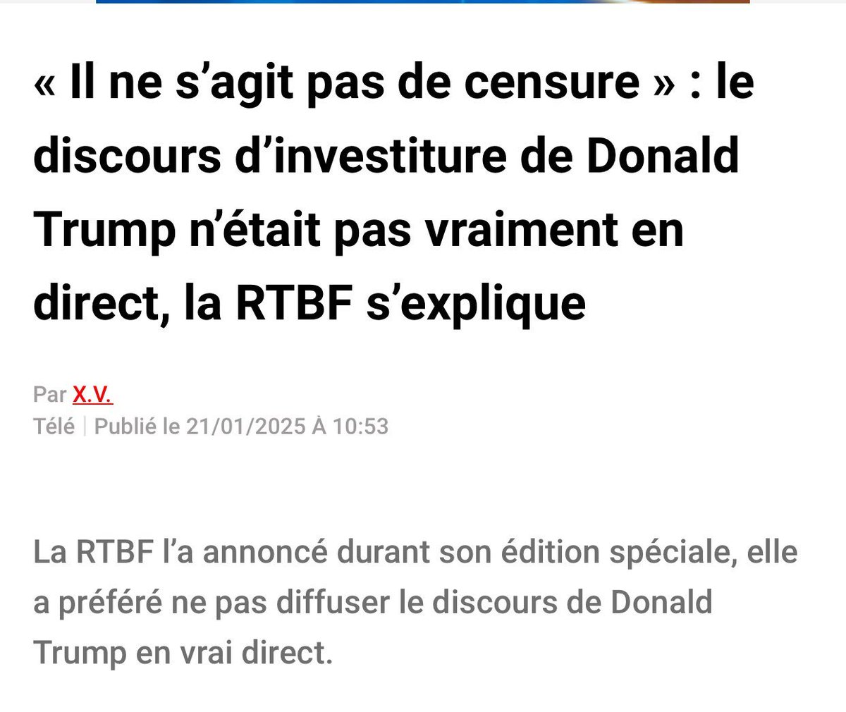 Quoi qu'on en dise, c'est bien une forme de censure et de manipulation. Un procédé qui est plutôt le fait des régimes totalitaires. Va-t-il dès lors être appliqué à tous les dirigeants et politiques qui ne répondent pas aux critères très flous décidés par quelques personnes?