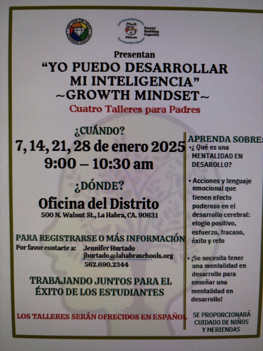 Parent Academy <a href="/LHSchools/">La Habra Schools</a> 
“I can develop my intelligence”~Growth Mindset~ Learning, growing and building community! 
<a href="/DrCarlosLHCSD/">Dr. Carlos</a>