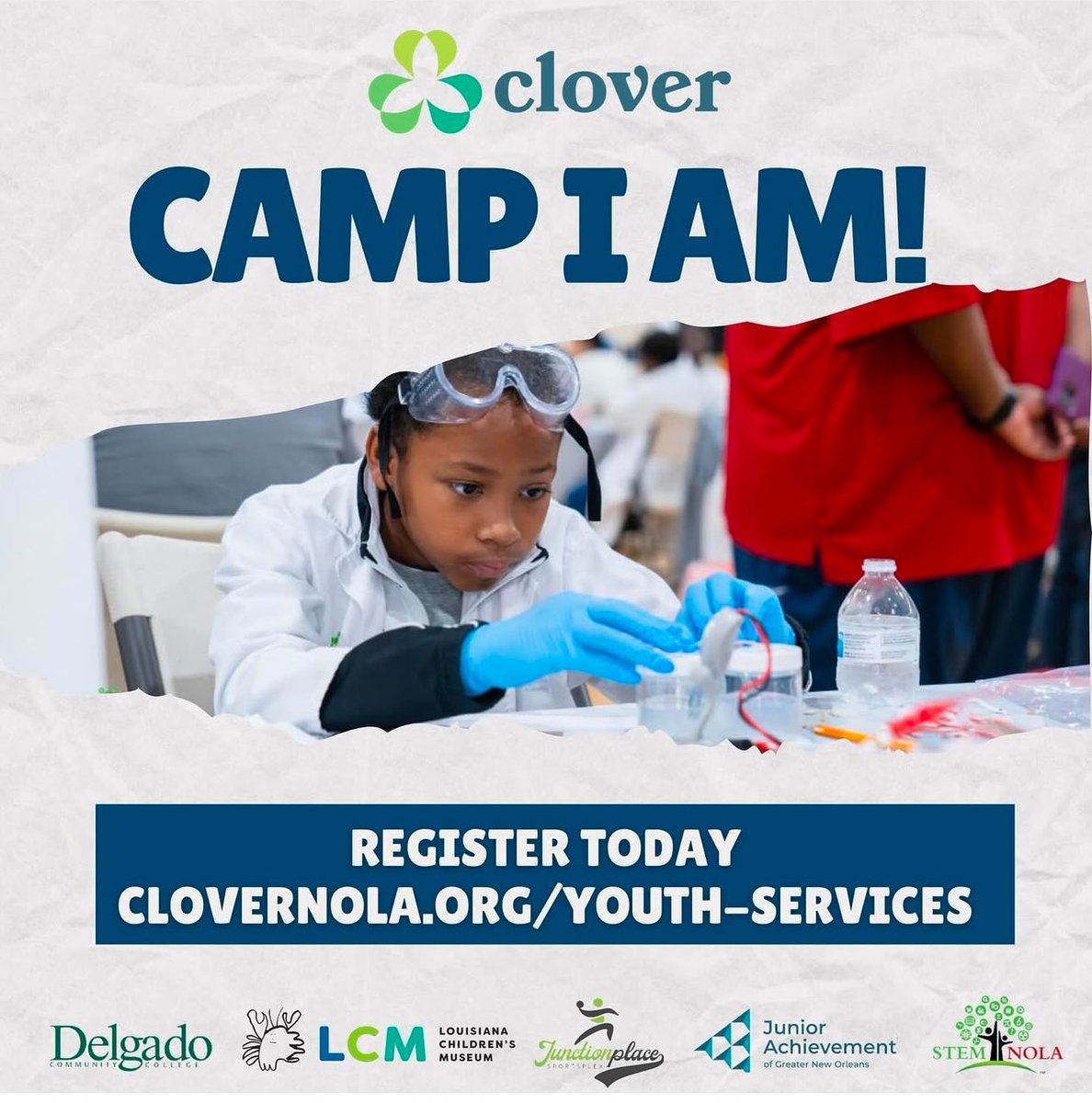 It won’t be this cold for long! Secure your kids spot in Clover New Orleans’ awesome summer camp!  
Register today! clovernola.org/youth-services
