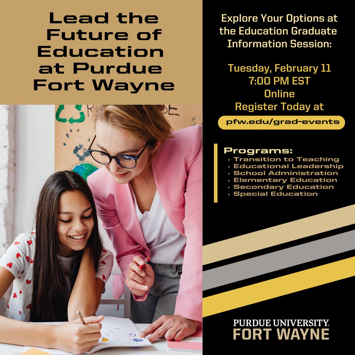Purdue Fort Wayne School of Education tweet media
