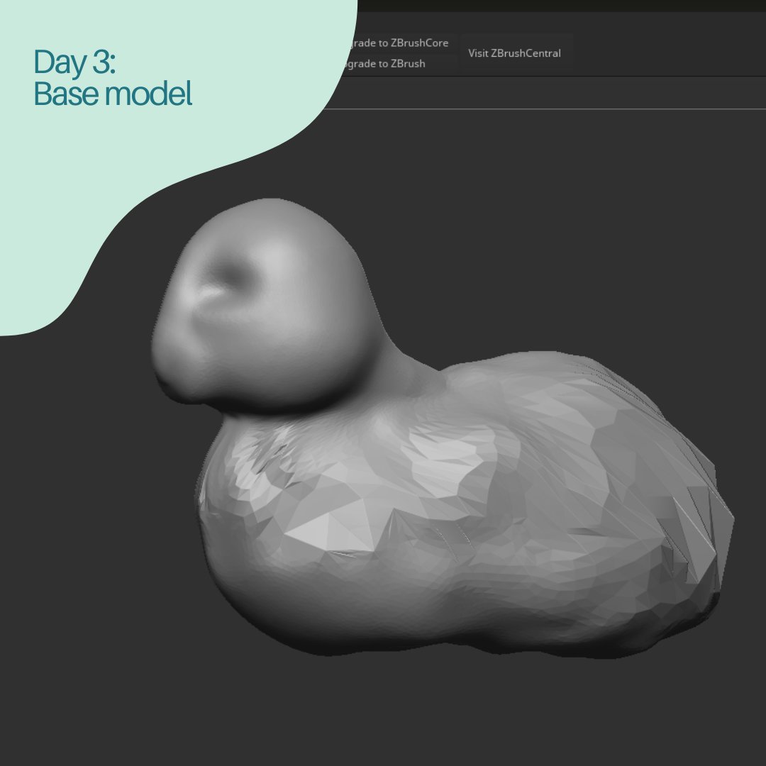 a_to_b_modeling's tweet photo. The '3D Animal Sculpt Challenge' for this year is complete!  Here is the animal sculpt done by HaoRen Y. for the challenge.  
#3danimalsculptchallengeday1 #3danimalsculptchallengeday2 #3danimalsculptchallengeday3 #3danimalsculptchallengeday4 #3danimalsculptchallengeday5 https://t.co/d0Fq64RXXV
