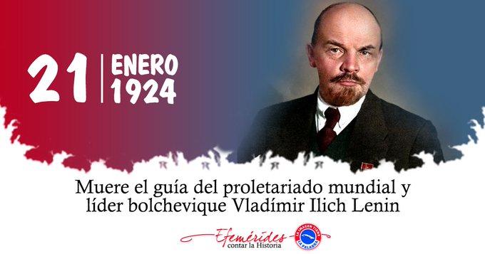 100 años de su fallecimiento. líder de la revolución de octubre #CubaViveEnSuHistoria #CubaMined #PinardelRío <a href="/rasciel_torres/">Rasciel Reyes Torres</a> <a href="/EvelioHerreraP1/">Evelio Herrera Padron</a>