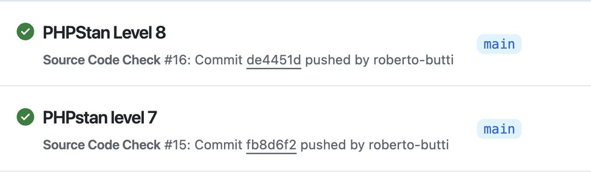 RmeetsH's tweet image. A productive evening, I&apos;d say.

#php #phpstan #codequality
