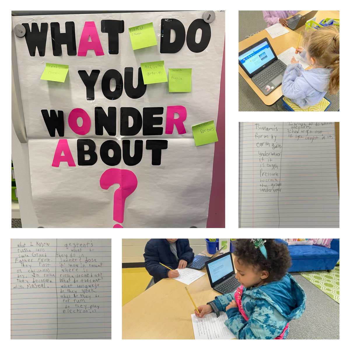 BCE ROARing Cougars (@roaringcougars) on Twitter photo WICOR Wednesday in room 446! Second grade ROARing cougars have started planning for their independent research projects. Students chose their topic and made a list of questions to guide their research.
#Fullsteamahead
<a href="/MEDatBCE/">Bridge Creek Elem</a> WICOR Wednesday in room 446! Second grade ROARing cougars have started planning for their independent research projects. Students chose their topic and made a list of questions to guide their research.
#Fullsteamahead
<a href="/MEDatBCE/">Bridge Creek Elem</a>