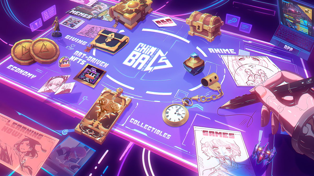 There’s a lot on the table for Chimba Studios. From Web3 games and digital collectibles to anime series, immersive art, and player-focused economies, we're building a universe of entertainment powered by blockchain innovation. 

Take a glimpse at the worlds we're creating—each