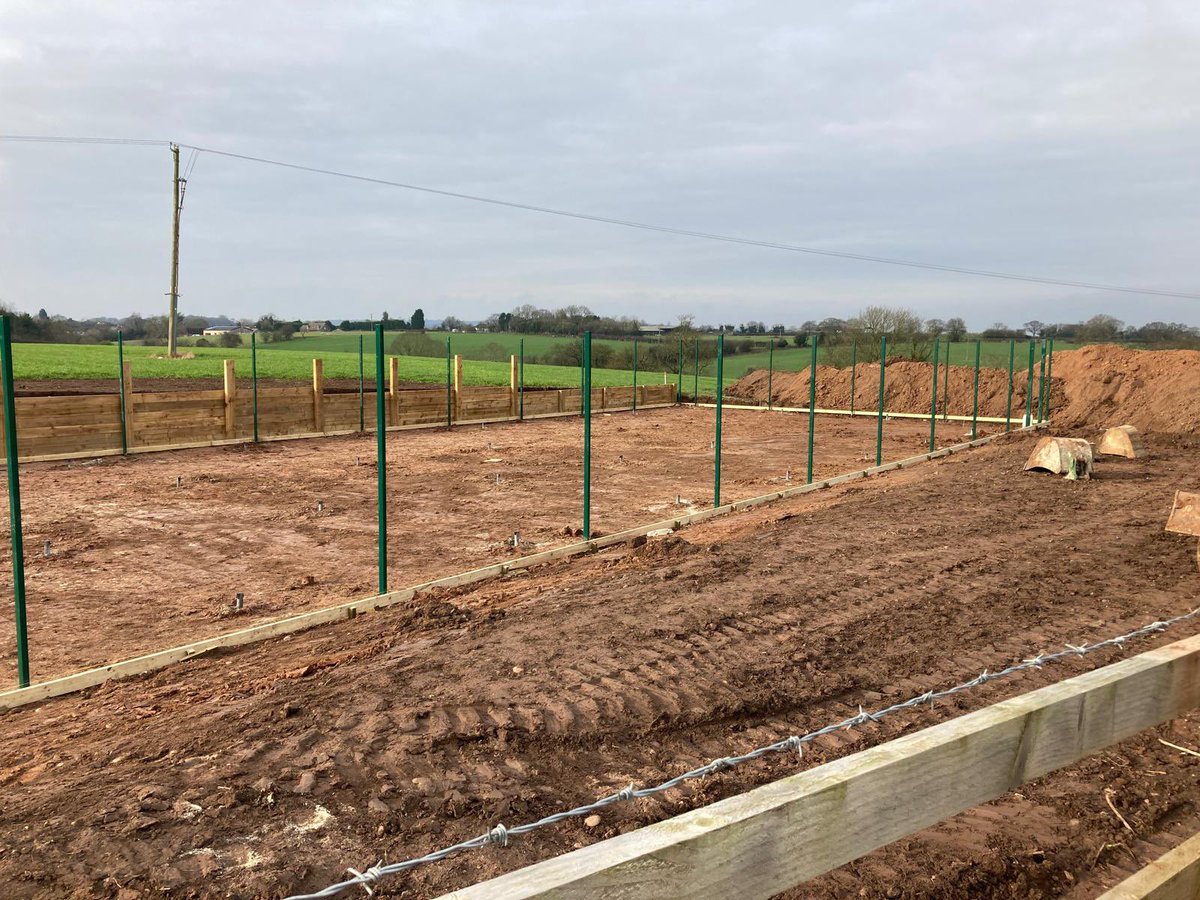 LichfieldCC's tweet photo. Great to see our new 3 lane practice nets starting to take shape. Took a long time and a lot of work from a lot of people to get to this position. Will be a fantastic addition to the club and a great facility for all of our players for the 2025 season https://t.co/pjxGCOhCEE