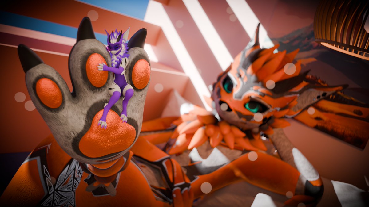 Commission done for the cute <a href="/DaztilizationAD/">DazAD</a> 
#blender #furry