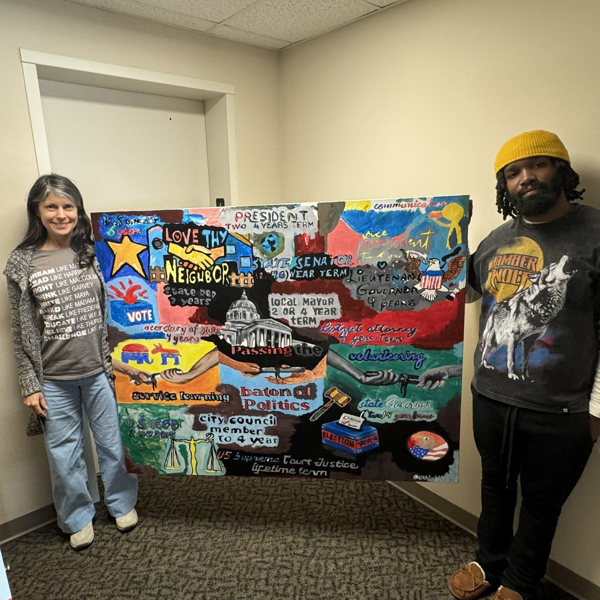 Posting my artwork til i go viral. Day 2 👨🏾‍⚖️⚖️