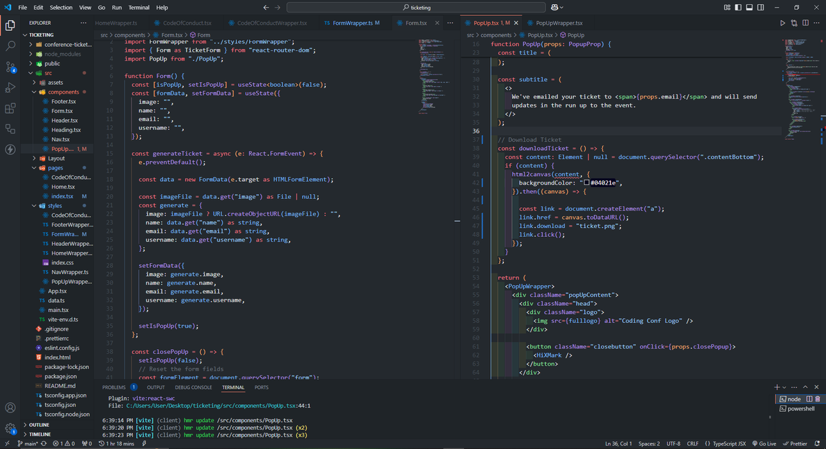 theblaisecode's tweet image. Tackling frontend mentor challenge to practice Typescript