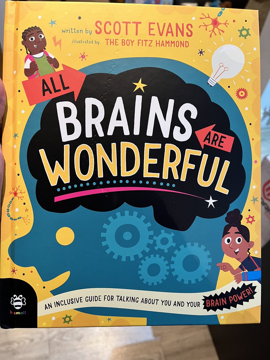Thanks <a href="/bsmallpub/">b small publishing</a> for All Brains Are Wonderful - sounds like a fascinating book for children. The fact it’s written by <a href="/MrEPrimary/">Scott Evans | The Reader Teacher®</a> &amp; illustrated by <a href="/tbfhDotCom/">The Boy Fitz Hammond</a> makes me even more excited to read it 🧠📖