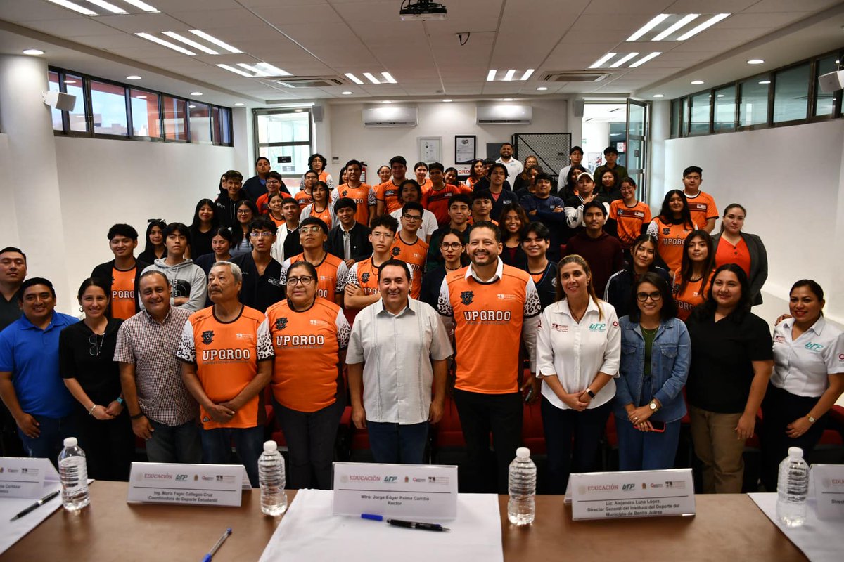 El día de hoy se realizo el convenio entre la UPQROO - IMDBJ, con el objetivo de fortalecer la comunidad estudiantil UPQROO.
facebook.com/share/p/1D2QnA…