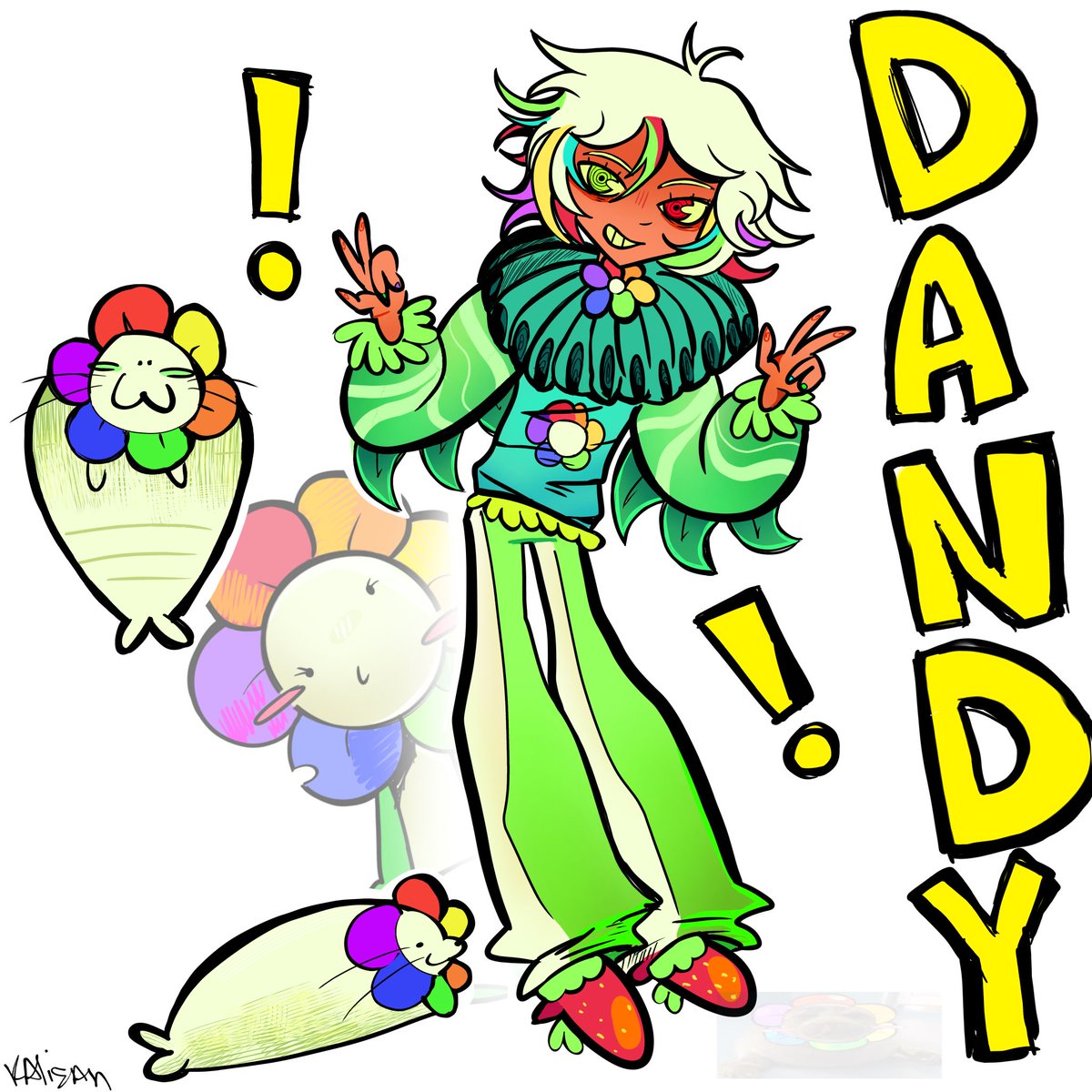 Kalisansus's tweet image. My son 
#dandysworld #dandysworldart #dandy #DANDY #Silly #human #art #artworks #dandysworldfanart #dandysworlddandy #seal