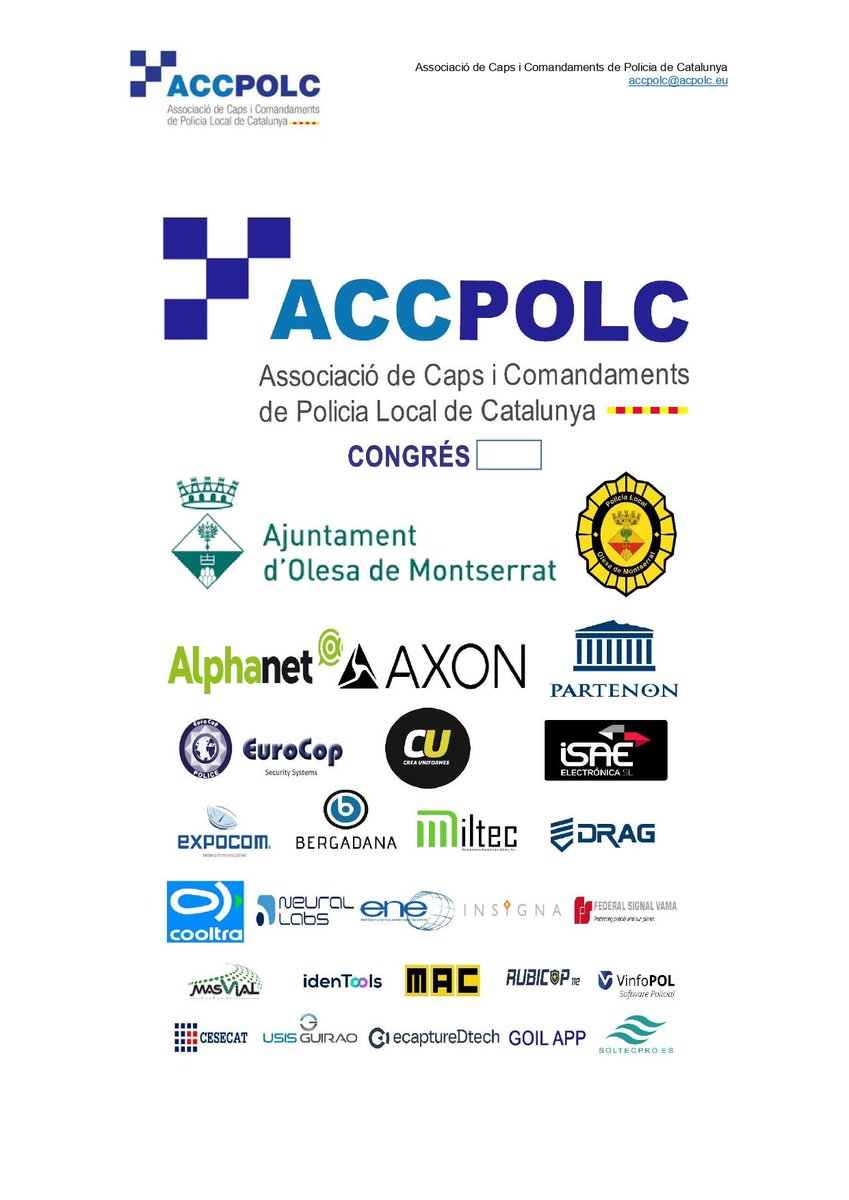 Us adjuntem el programa del proper dia 4 a Olesa. Us esperem!!!
Inscripcions a buff.ly/424DXPf