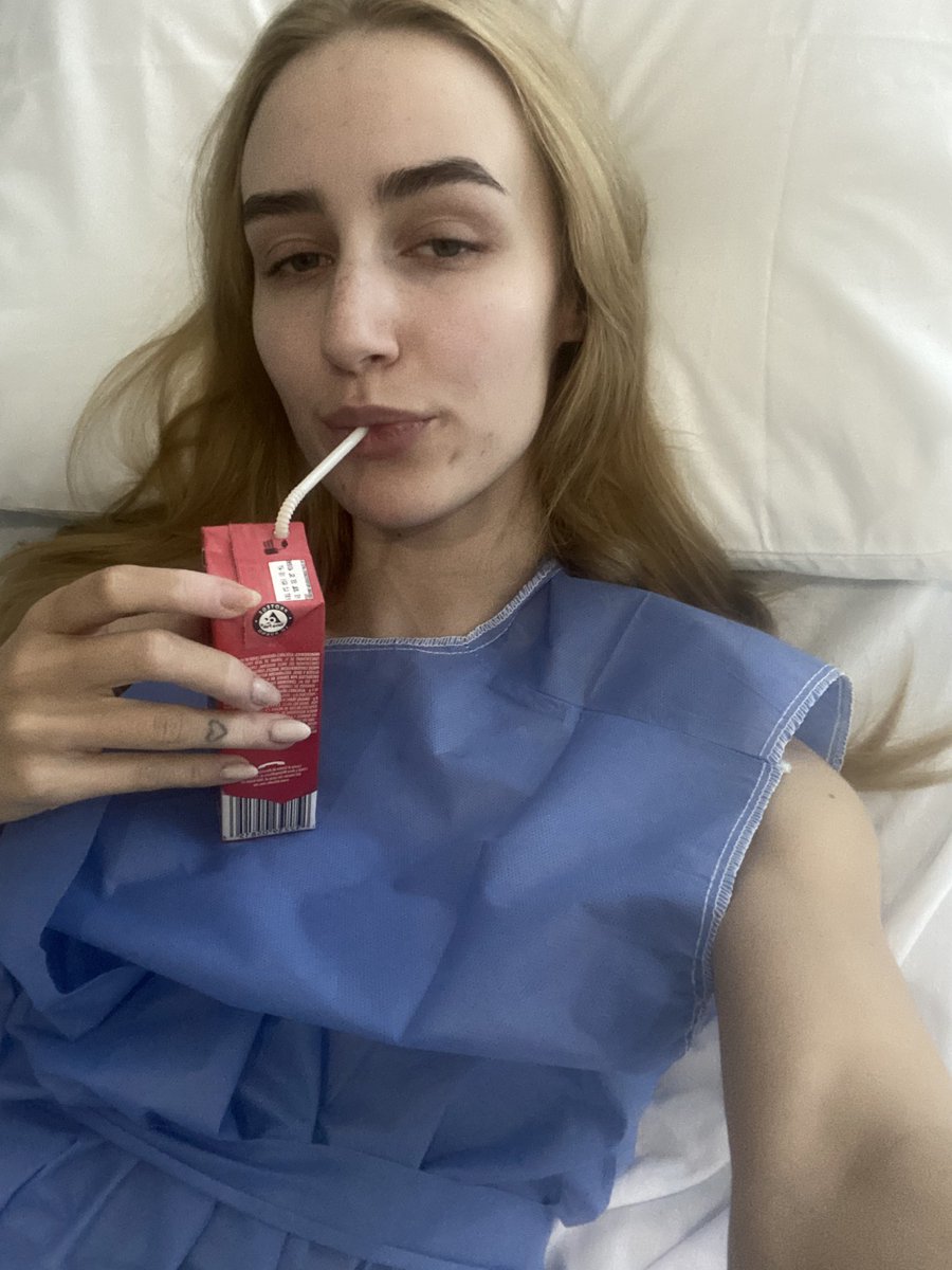 Just got out of surgery, living my best life. This year has been crazy already 🫠💞