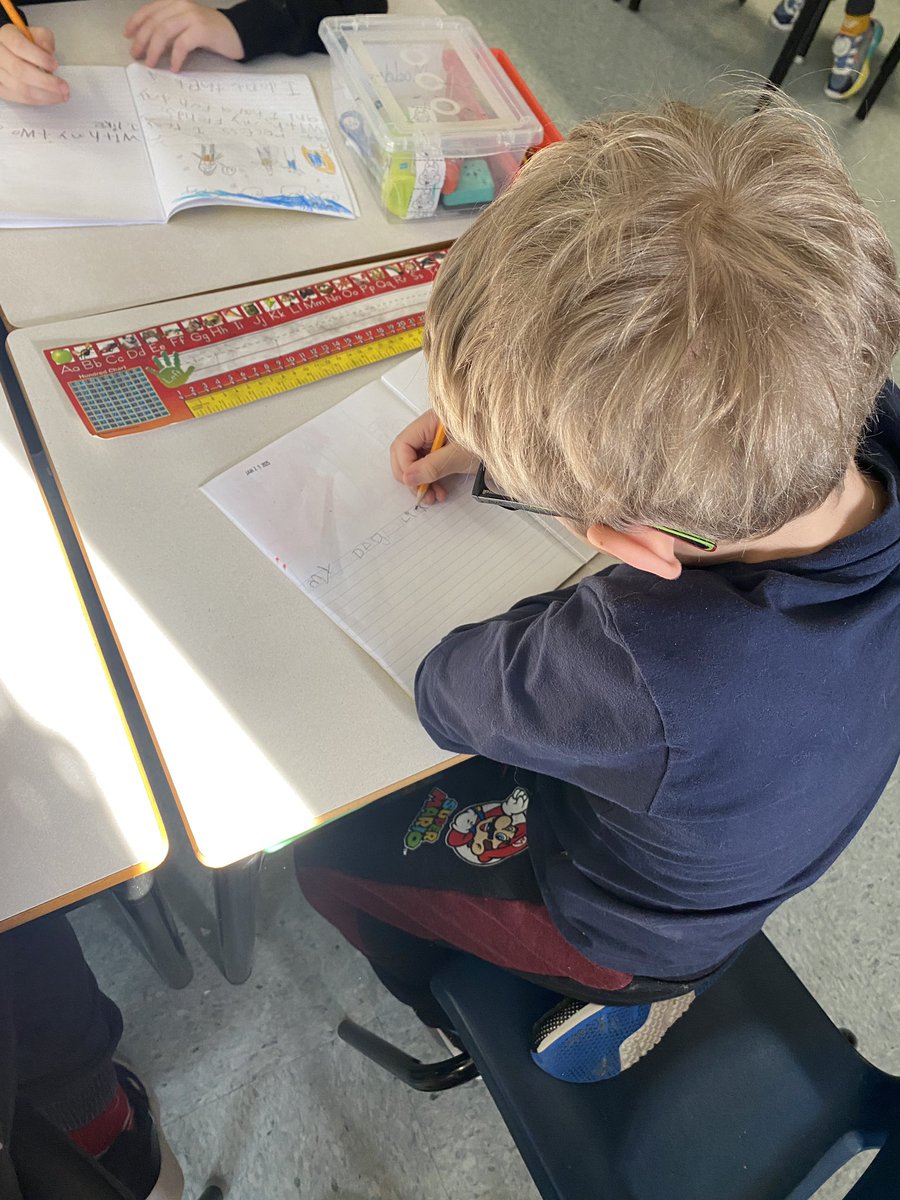 InvernessECA's tweet photo. Ms. Jill’s class was buzzing with excitement as they wrote in their journals today all about pets! Students with pets shared stories about their furry friends, while others let their imaginations soar, writing about their dream pets.

#SRCECatchAWriter
@SRCE_Literacy https://t.co/4VfH6zElEd