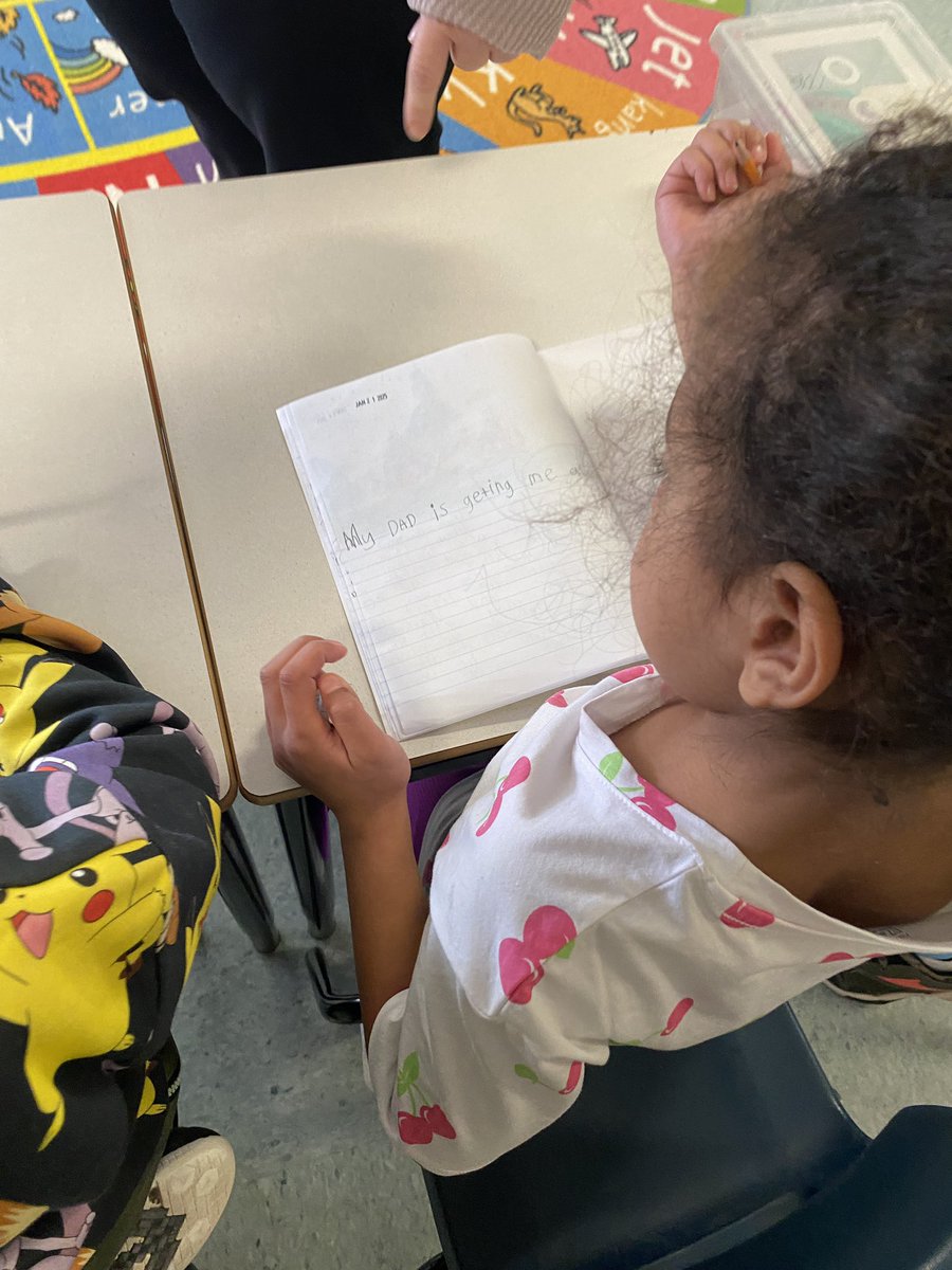 InvernessECA's tweet photo. Ms. Jill’s class was buzzing with excitement as they wrote in their journals today all about pets! Students with pets shared stories about their furry friends, while others let their imaginations soar, writing about their dream pets.

#SRCECatchAWriter
@SRCE_Literacy https://t.co/4VfH6zElEd