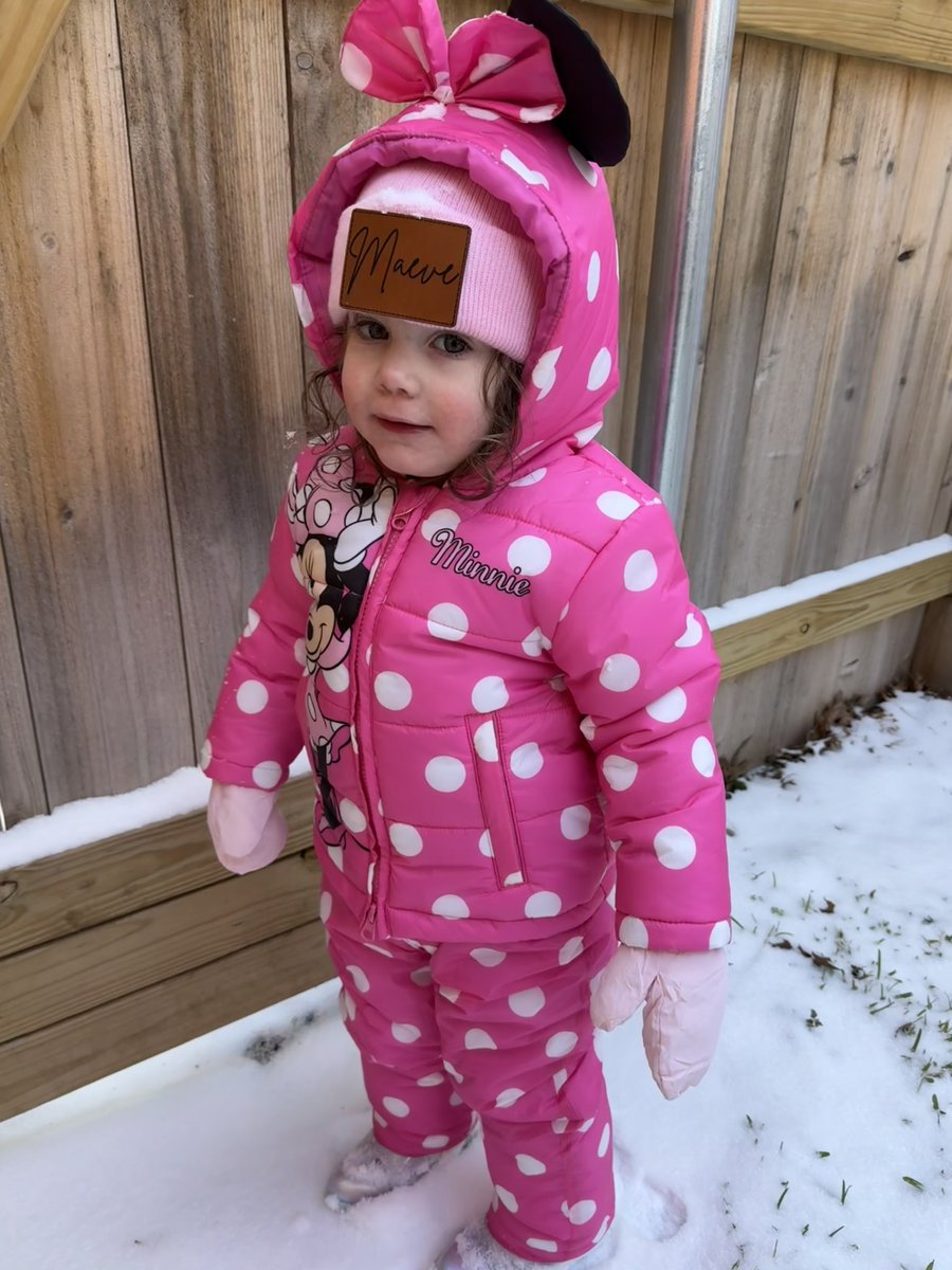 it snowed!!!