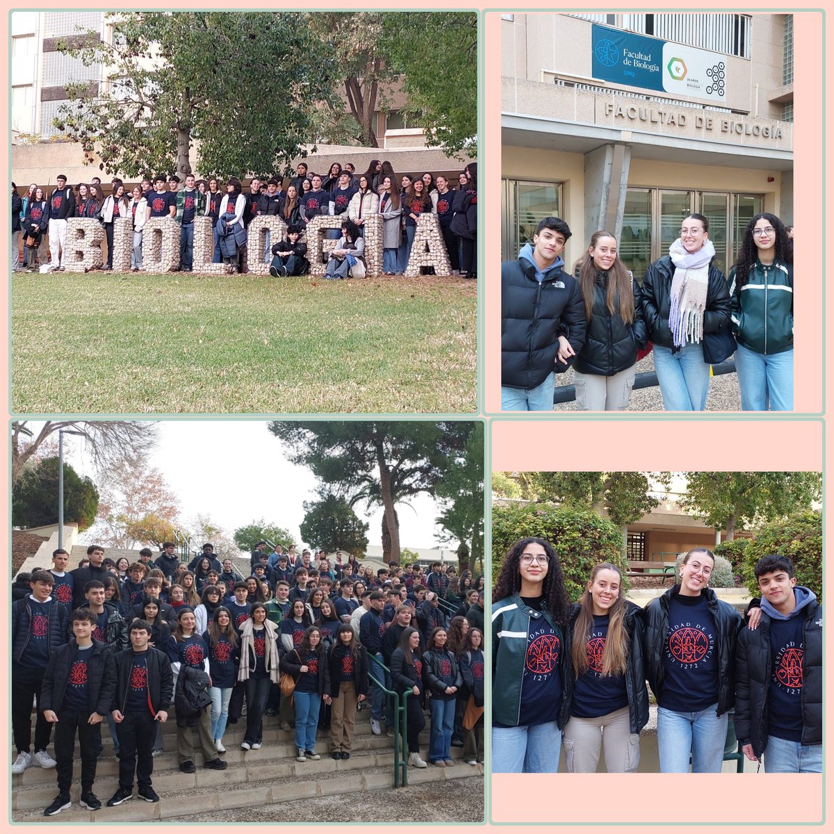 Cuatro alumn@s de  Biología de 2° de Bachillerato participan en la XIX Olimpiada Regional de Biología: Safae Mehirchi, David González, Maria Ros y Alejandra Cutillas. Seguro que ha salido muy bien. Ahora a esperar los resultados. ¡Enhorabuena chic@s!