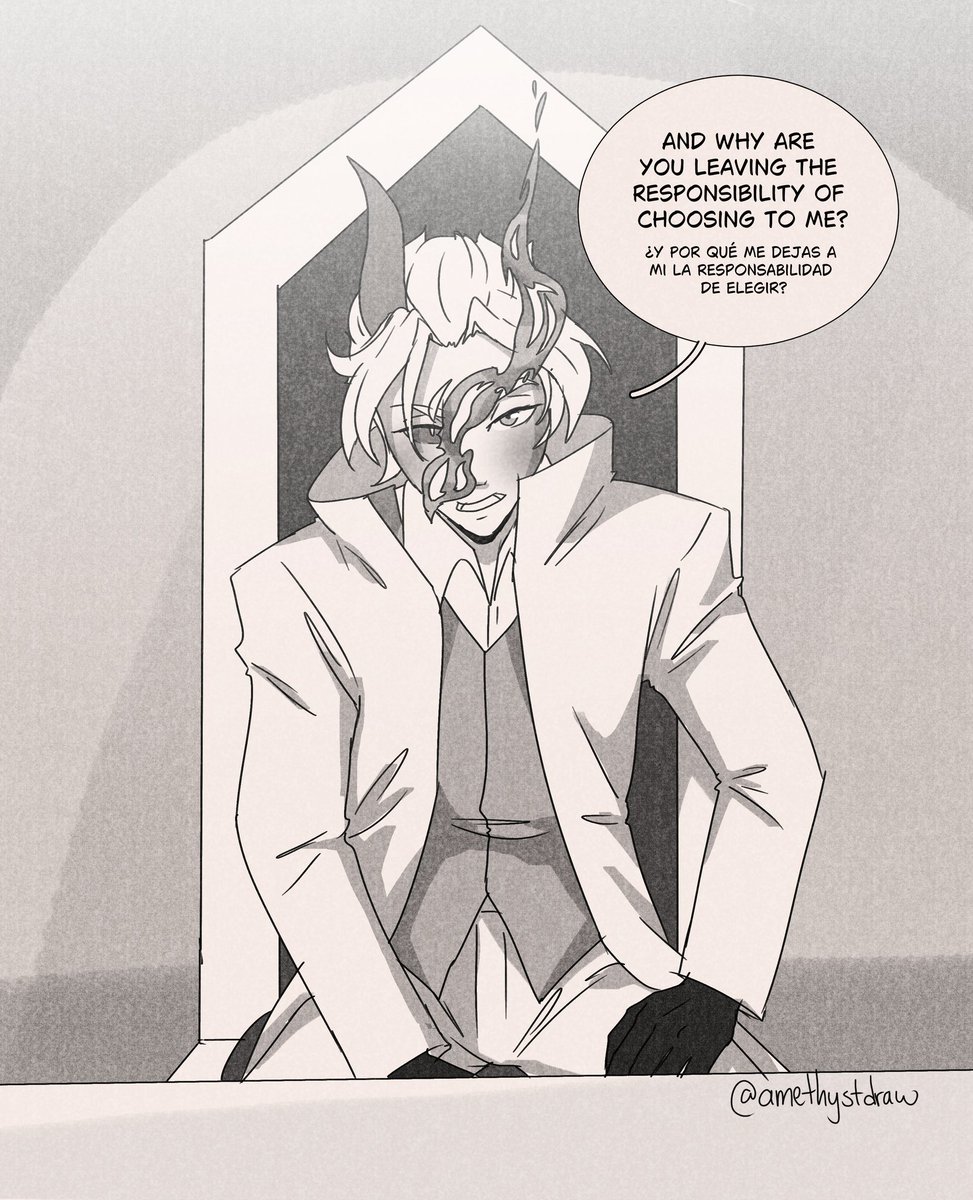 amethystdraw_'s tweet photo. Radioapple Soldier AU Part 37/40 You can have what you've always wanted, Lucifer. You just have to choose it... 🥀 #radioapple #HazbinHotelLucifer #HazbinHotel https://t.co/wB0VavX2u2
