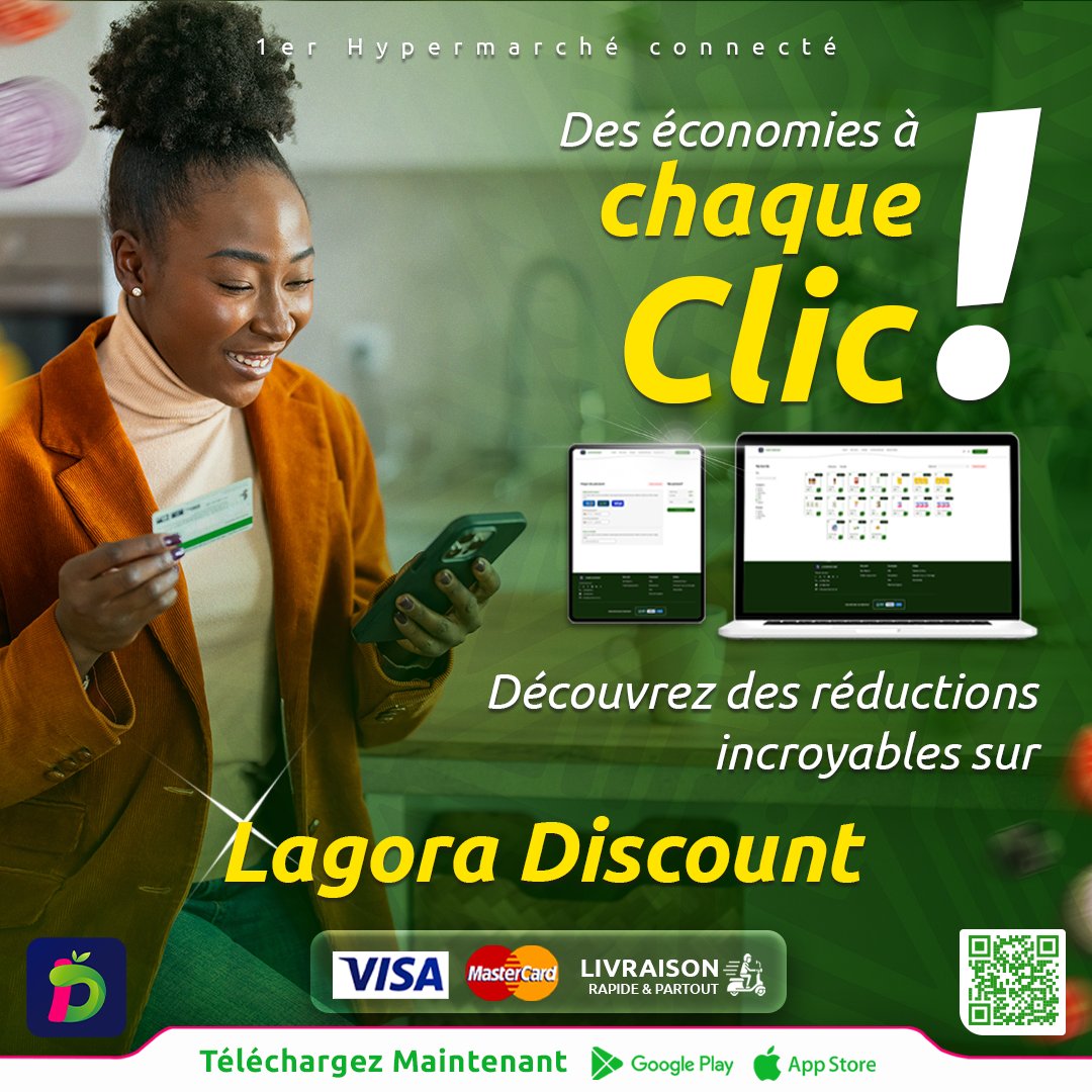 lagora_discount's tweet photo. 💸 Des économies à chaque clic avec Lagora Discount ! 🌟
Découvrez des réductions incroyables en un seul geste. Faites vos courses en ligne, profitez de nos offres spéciales et recevez vos produits rapidement où que vous soyez ! 🚚✨
📱 Commandez dès maintenant

#ShoppingEnLigne https://t.co/KqwizHD4ZH